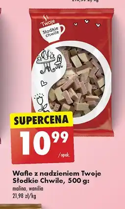 Biedronka Wafle malinowe Twoje słodkie chwile oferta