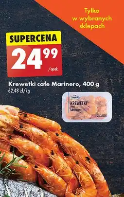 Biedronka Krewetki białe gotowane Marinero oferta