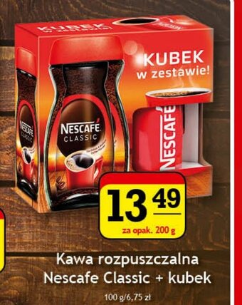 Gram Market Kawa rozpuszczalna Nescafé Classic 200g + kubek oferta