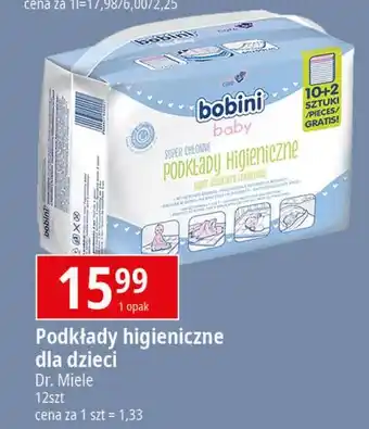 E.Leclerc Podkłady higieniczne dla niemowląt Bobini Baby oferta