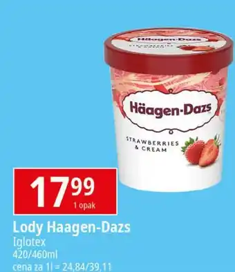 E.Leclerc Lody strawberries & cream Haagen-Dazs oferta