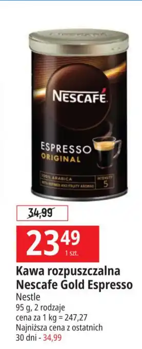 E.Leclerc Kawa Nescafe Gold Espresso Original oferta