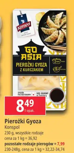 E.Leclerc Pierożki gyoza z kurczakiem + sos sojowy Konspol oferta