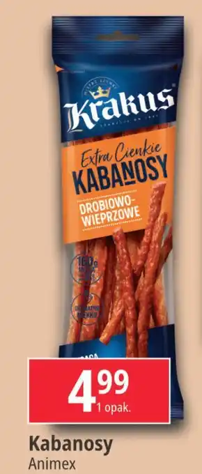 E.Leclerc Kabanosy drobiowo-wieprzowe Krakus Animex oferta