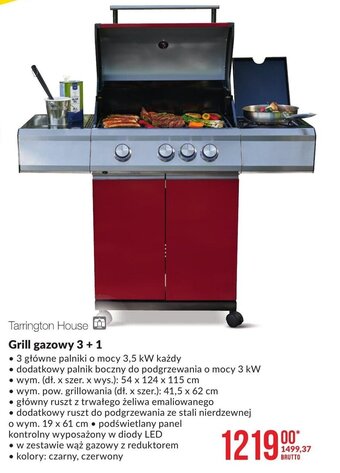Makro Grill gazowy 3+1 oferta