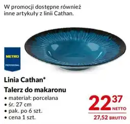 Linia Cathan Talerz do makaronu, 6 szt.