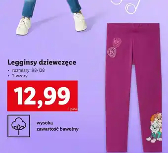 Lidl Legginsy dziewczęce oferta