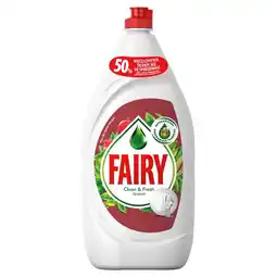 Lidl Fairy Clean & Fresh Granat Płyn do mycia naczyń 1,35 l oferta