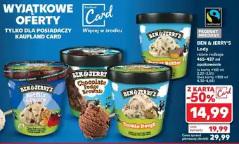 Kaufland Lody Ben & Jerry's oferta