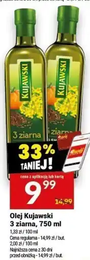 Twój Market Olej Kujawski 3 ziarna, 750 ml oferta