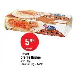 E.Leclerc Deser creme brulee Wiodąca Marka Delisse oferta
