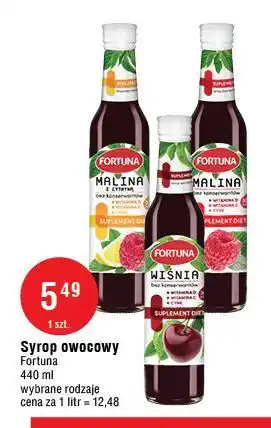 E.Leclerc Syrop malina z cytryną Fortuna oferta