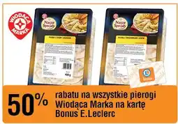 E.Leclerc Pierogi z serem i jagodami Wiodąca Marka Nasze Specjały oferta
