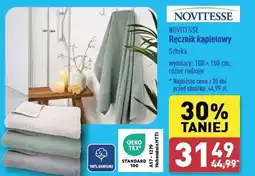 ALDI Ręcznik kąpielowy 100 x 150 cm Novitesse oferta