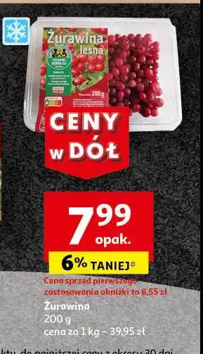 Auchan Żurawina leśna Auchan pewni dobrego oferta