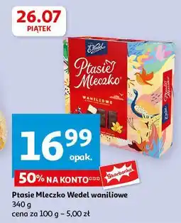 Auchan Czekoladki waniliowe E. wedel ptasie mleczko oferta