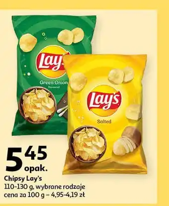 Auchan Chipsy solone Lay's Frito lay lay's oferta