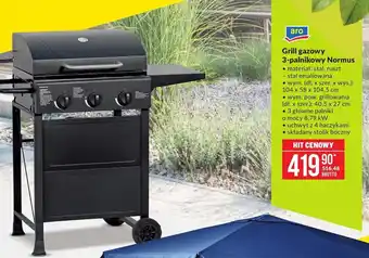 Makro Grill gazowy 3-palnikowy Normus oferta