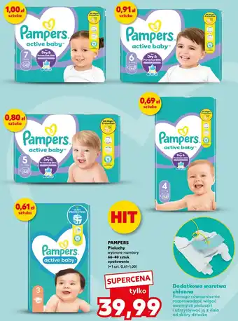 Kaufland Pieluchy Pampers oferta