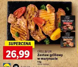 Lidl Zestaw grillowy wieprzowy w marynacie z papryki wędzonej Grill and fun oferta