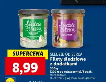 Lidl Filety śledziowe wiejskie z cebulką Śledzie od serca oferta
