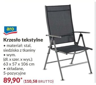 Makro Krzesło tekstylne oferta