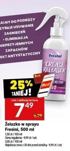 Żelazko w sprayu Fresini, 500 ml