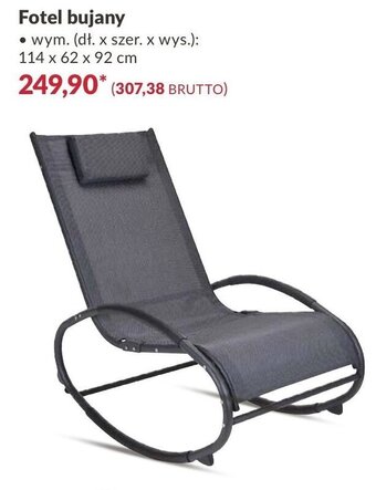 Makro Fotel bujany oferta
