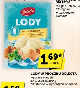 Groszek LODY W PROSZKU DELECTA 57g oferta