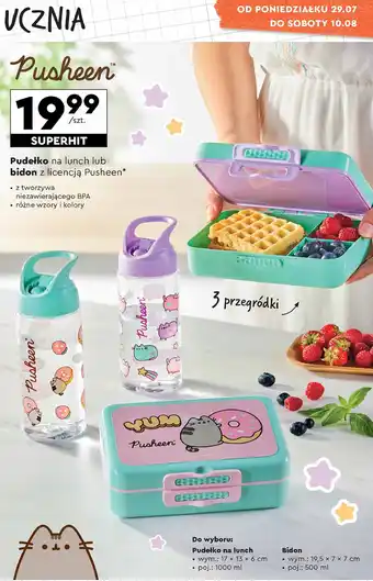 Biedronka Pudełko na lunch pusheen oferta