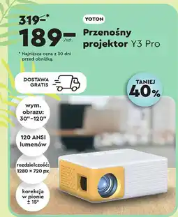 Biedronka Projektor y3 pro Yoton oferta
