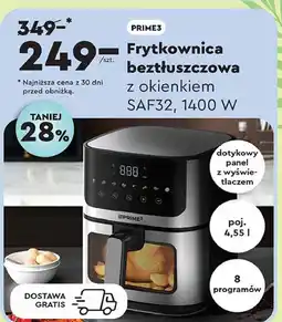 Biedronka Frytkownica beztłuszczowa saf32 Prime3 oferta
