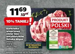 Netto Karkówka wieprzowa plastry Sztuka Mięsa Netto oferta