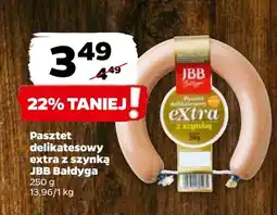 Netto Pasztet delikatesowy extra z szynką Jbb Bałdyga oferta