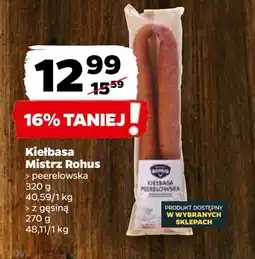 Netto Kiełbasa peerelowska Mistrz Rohus oferta