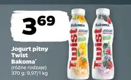 Netto Jogurt brzoskwinia mango Bakoma Twist oferta