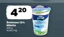 Netto Śmietana 12% Miletto oferta