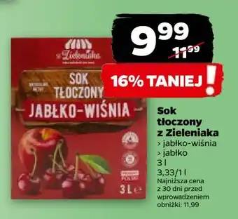 Netto Sok jabłkowy Z Zieleniaka Netto oferta