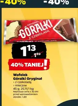 Netto Wafelek czekoladowy Góralki oferta