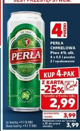 Kaufland Piwo Perła Chmielowa oferta