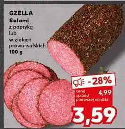 Kaufland Salami z papryką Gzella oferta