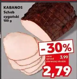 Kaufland Schab cygański Kabanos oferta