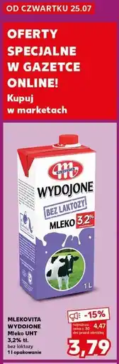 Kaufland Mleko bez laktozy 3.2% Mlekovita Wydojone oferta