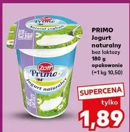 Kaufland Jogurt naturalny bez laktozy Zott Primo oferta