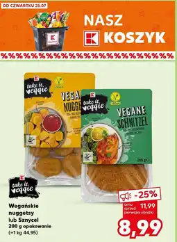 Kaufland Nuggetsy wegańskie K-Take It Veggie oferta