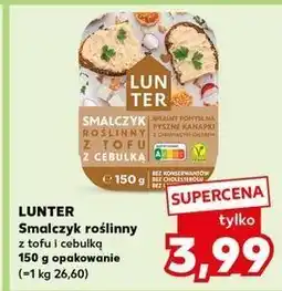 Kaufland Smalczyk roślinny z tofu cebulką Lunter oferta