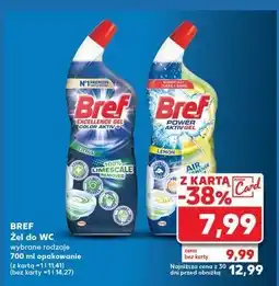 Kaufland Żel do wc citrus Bref Excellence Gel Color Aktiv oferta