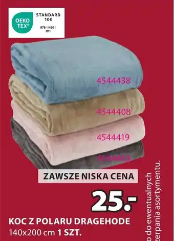 JYSK KOC Z POLARU DRAGEHODE 140x200 cm oferta