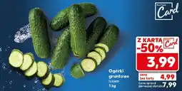Kaufland Ogórki gruntowe luzem 1 kg oferta
