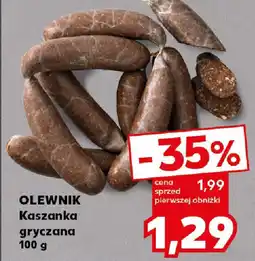 Kaufland OLEWNIK Kaszanka gryczana 100 g oferta